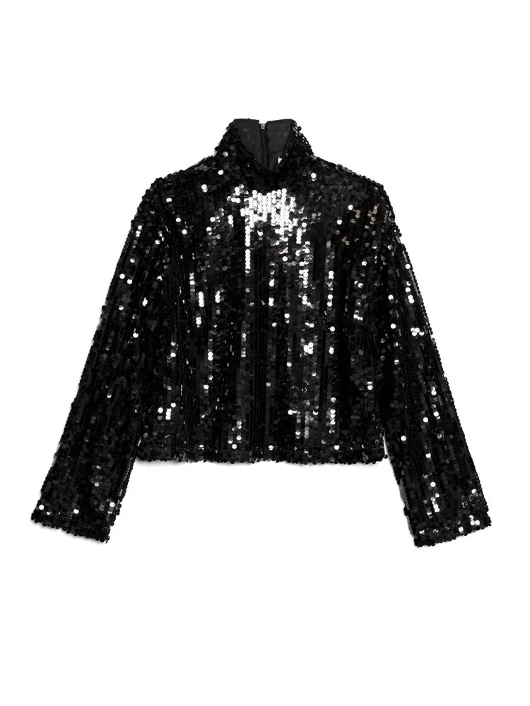 <b> Ghospell </b> Anita Sequin Top - Image 7