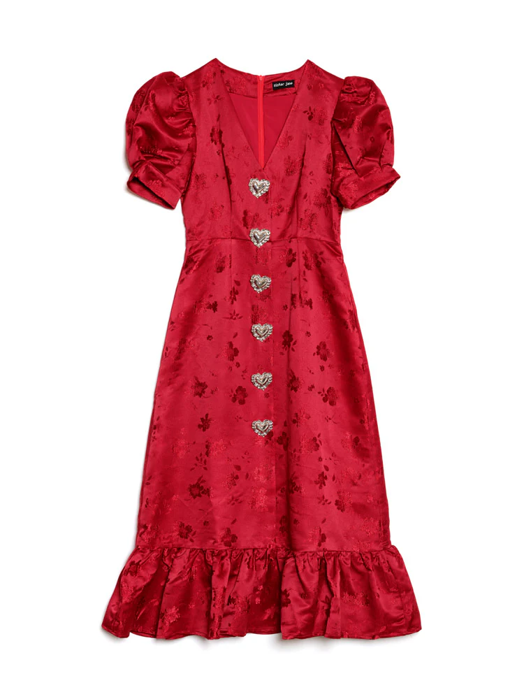 Carnival Hearts Midi Dress - Image 7