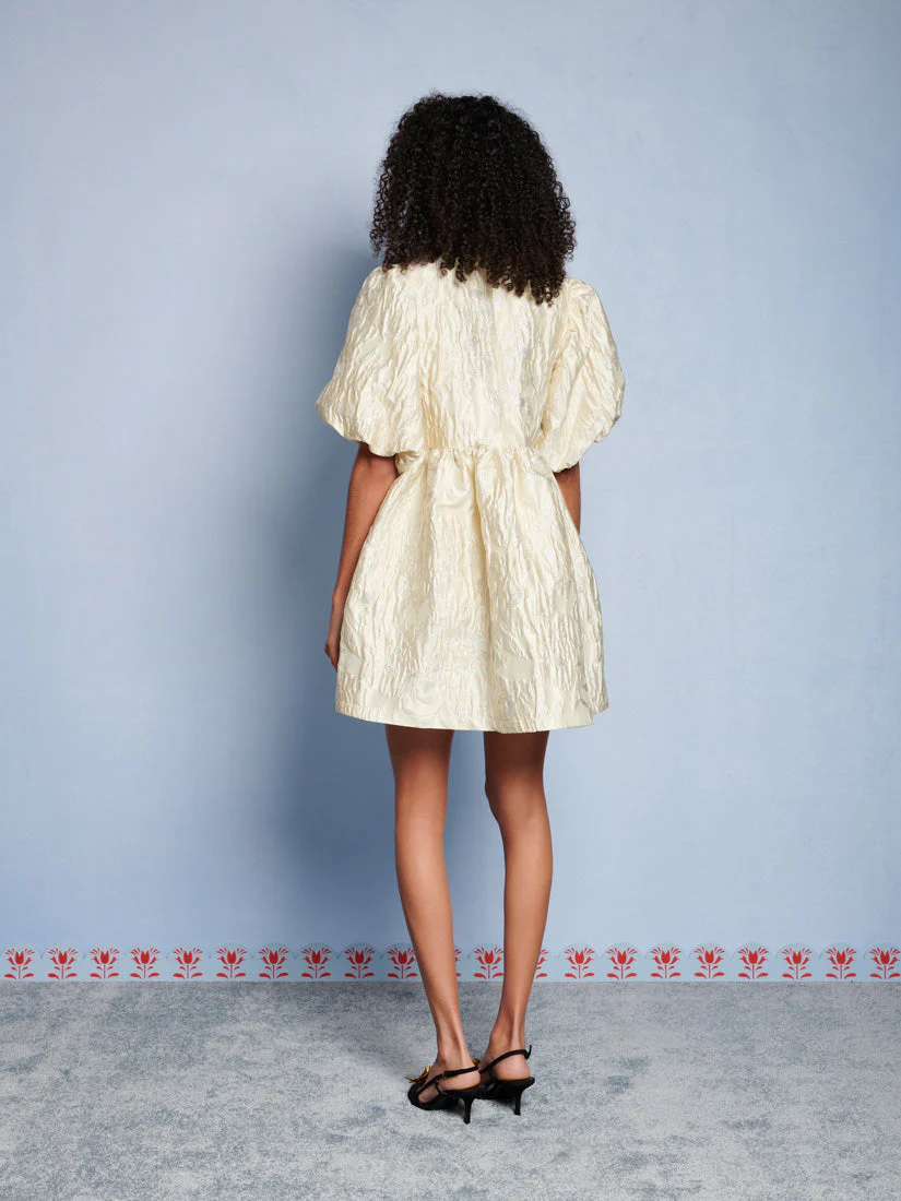 <b>DREAM</b> Chalk Jacquard Mini Dress - Image 3