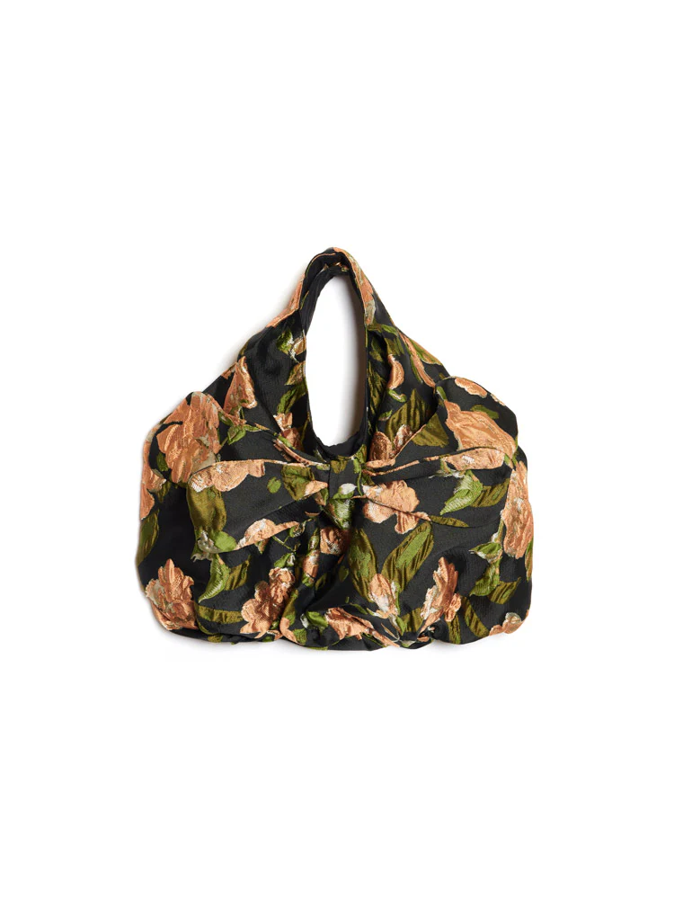 <b>DREAM</b> Floret Jacquard Bow Bag - Image 3