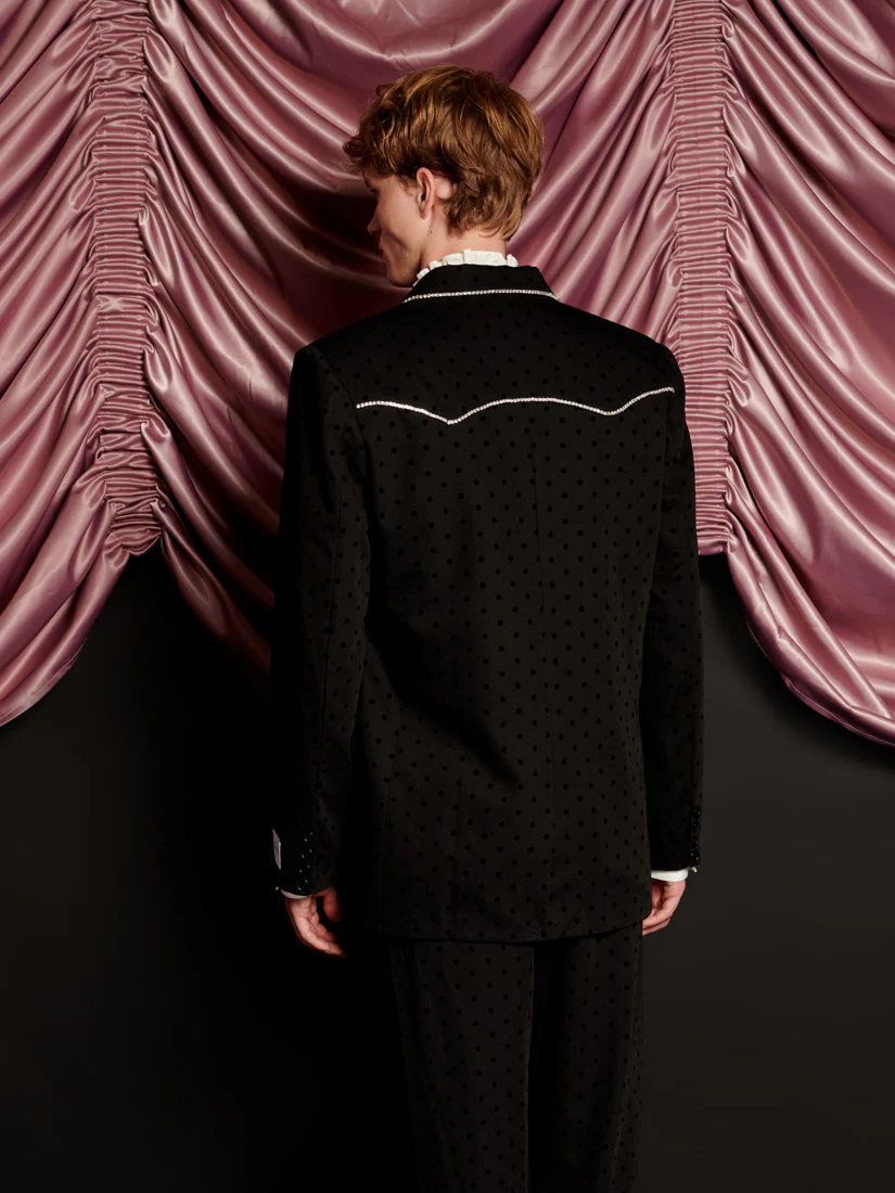 Frankie Polka Dot Single Breasted Blazer - Image 6