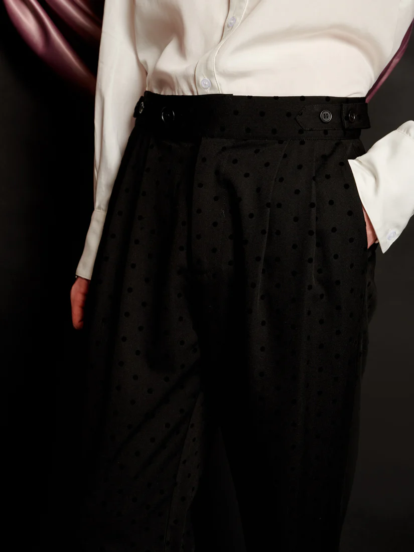 Frankie Polka Dot Tailored Trousers - Image 7