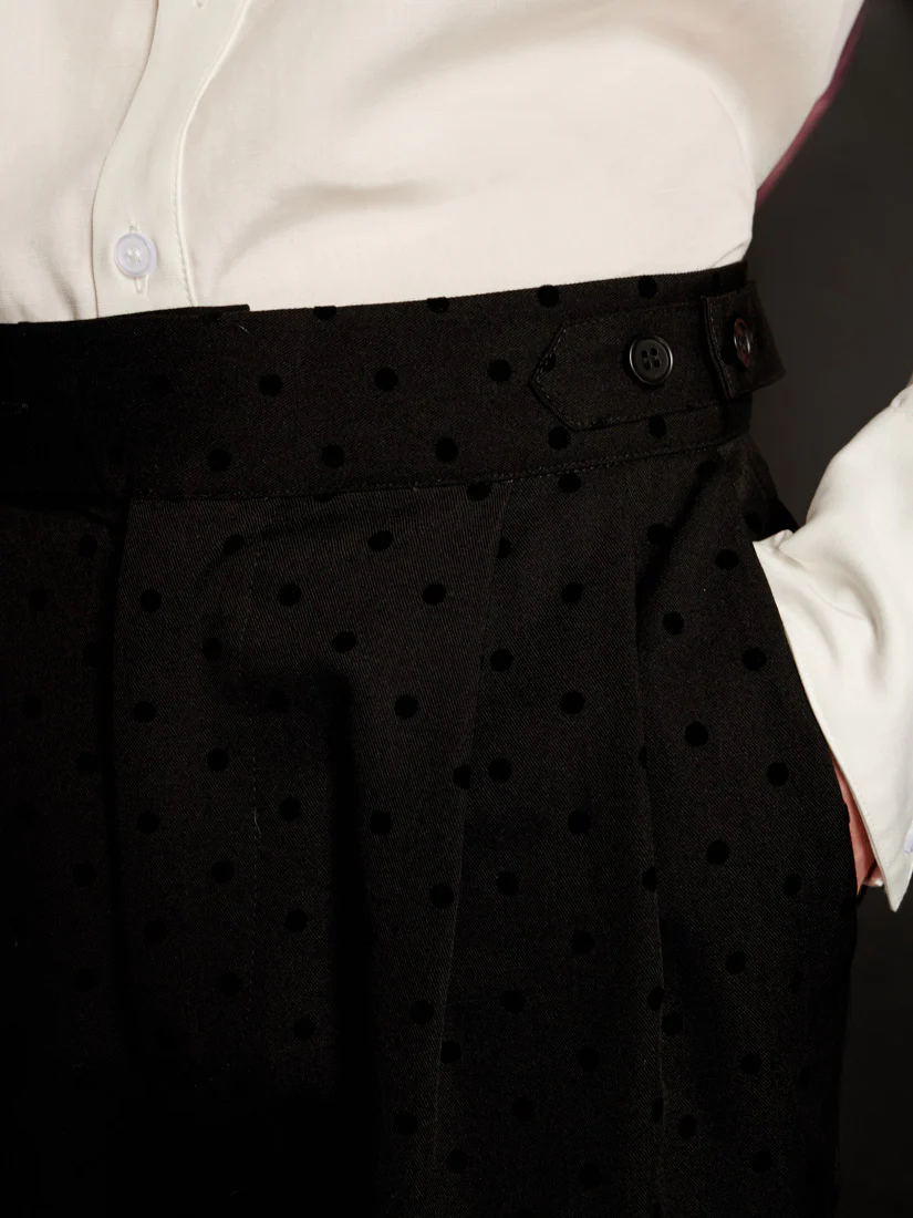 Frankie Polka Dot Tailored Trousers - Image 8