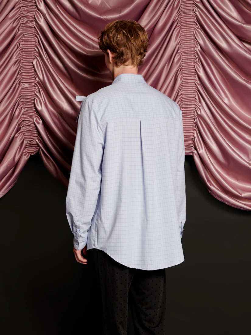 Jules Check Bows Shirt - Image 6