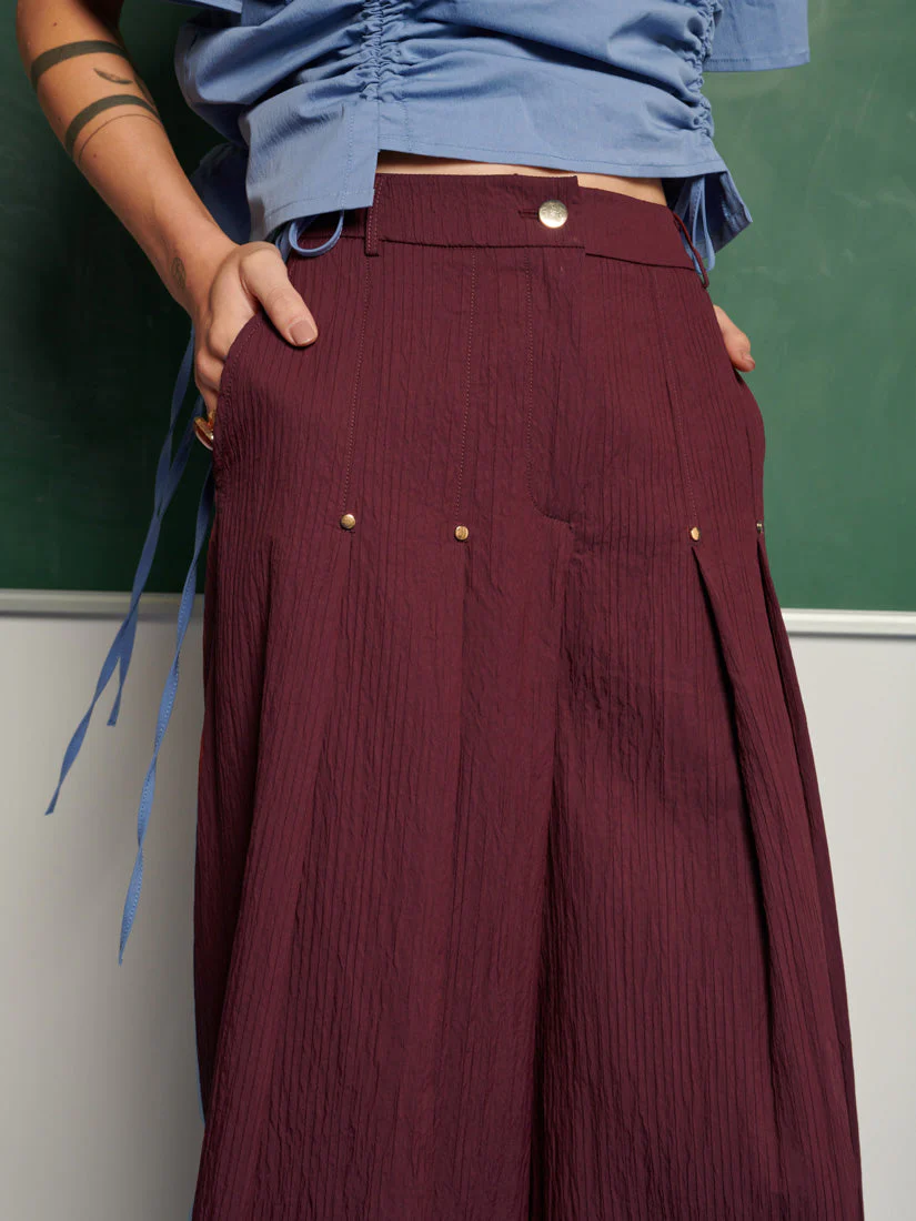 <b> Ghospell </b> Kiraz Pleated Trousers - Image 5