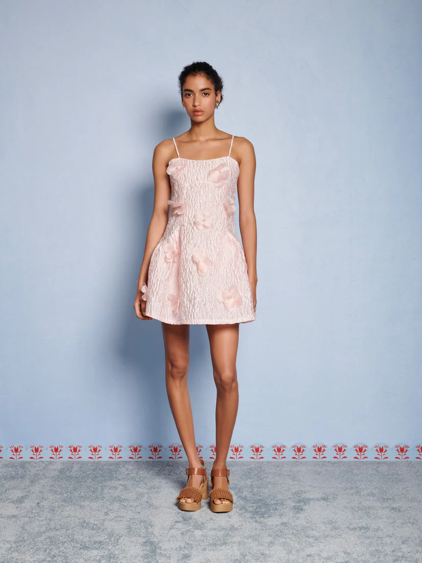<b>DREAM</b> Lera Applique Mini Dress - Image 4