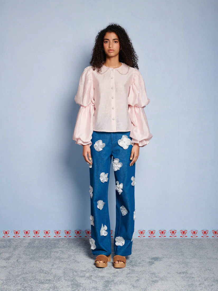 <b>DREAM</b> Lovel Embellished Blouse - Image 4
