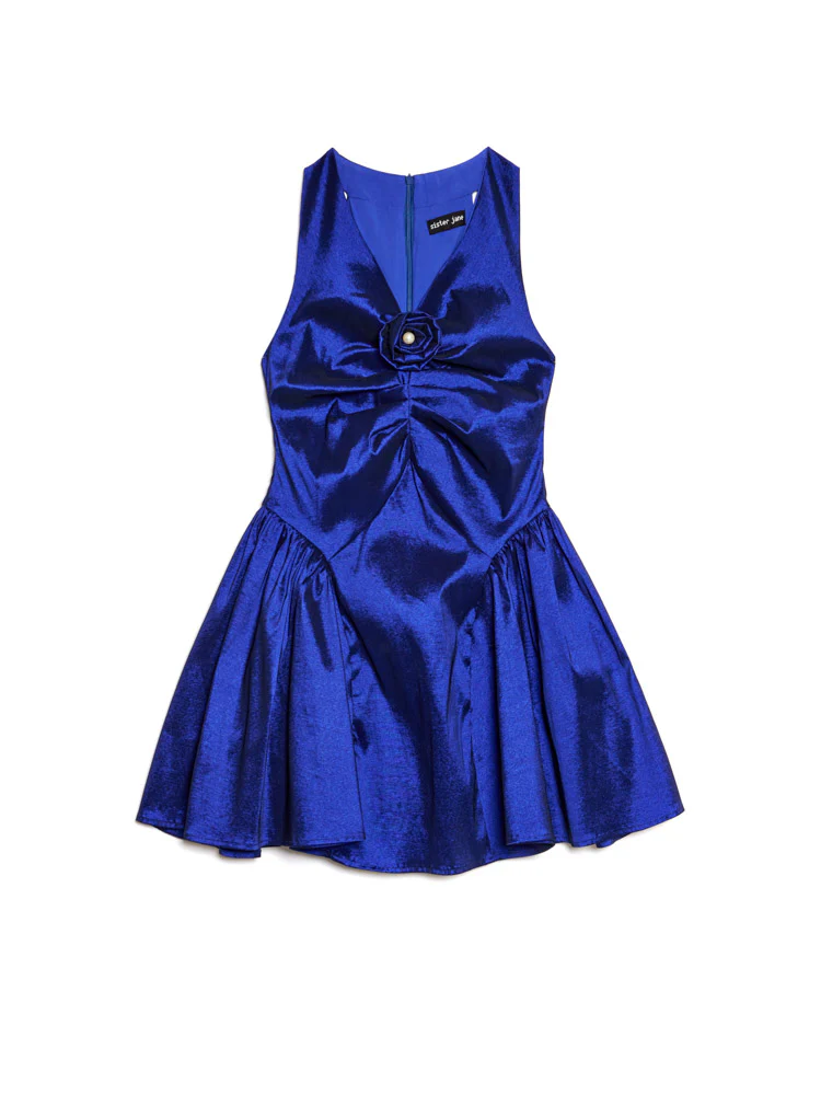 Marylin Taffeta Mini Dress - Image 7