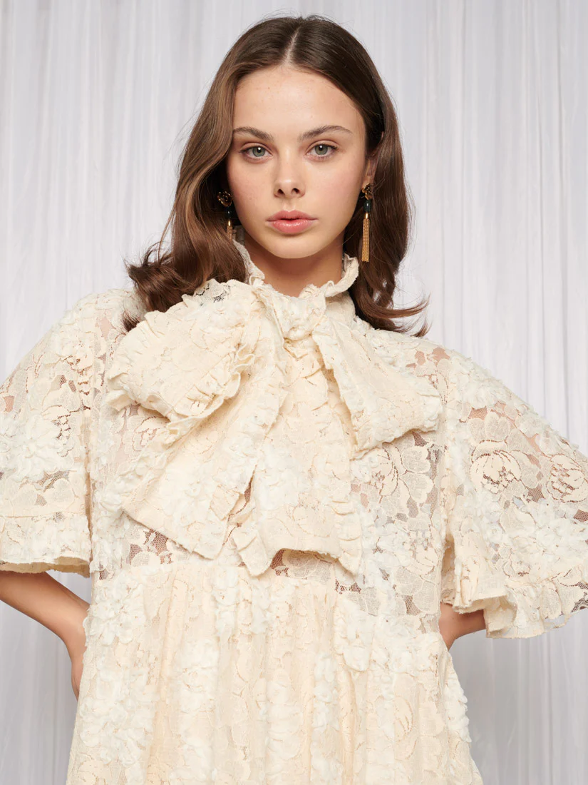 Romance Lace Mini Dress - Image 6