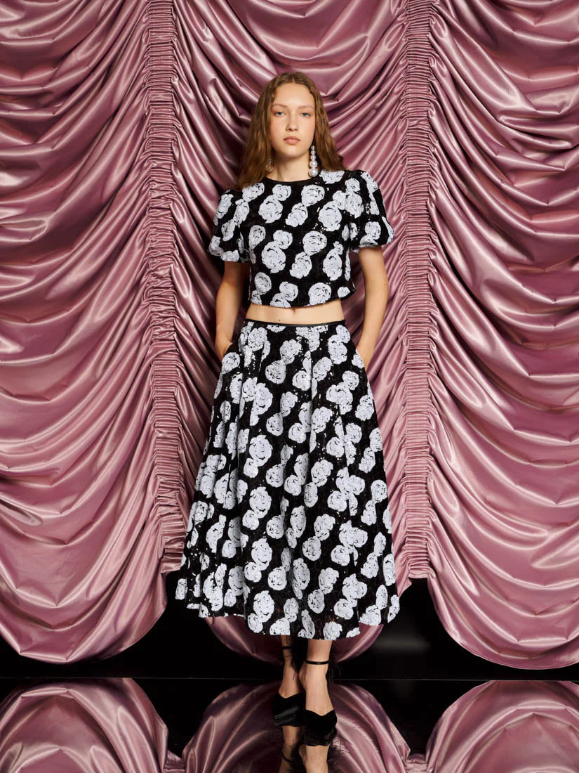 <b>DREAM</b> Roxie Rose Sequin Midi Skirt - Image 4