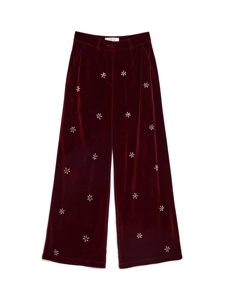 <b>DREAM</b> Satine Velvet Trousers - Image 7