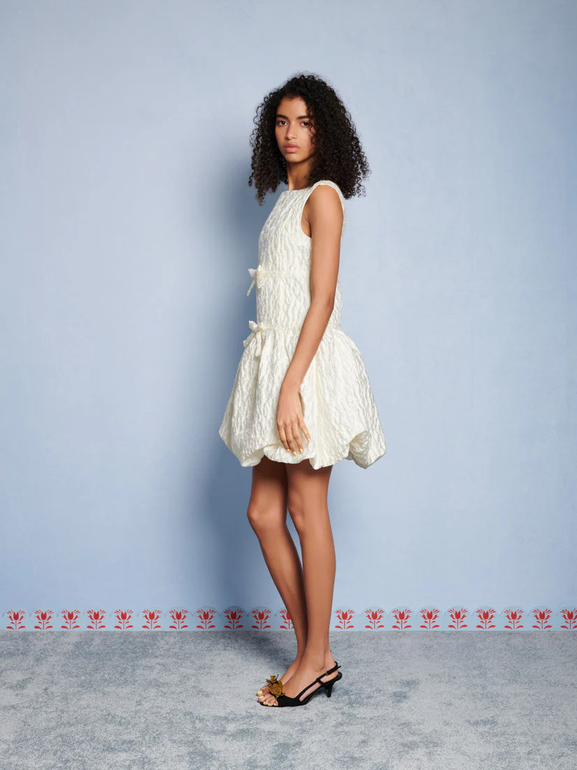 <b>DREAM</b> Vitsippa Jacquard Bubble Dress - Image 3