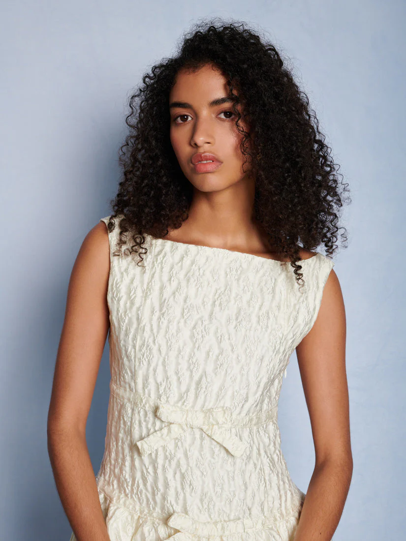 <b>DREAM</b> Vitsippa Jacquard Bubble Dress - Image 5