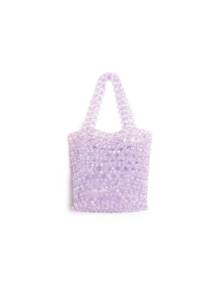 Wisteria Bead Bag - Image 3